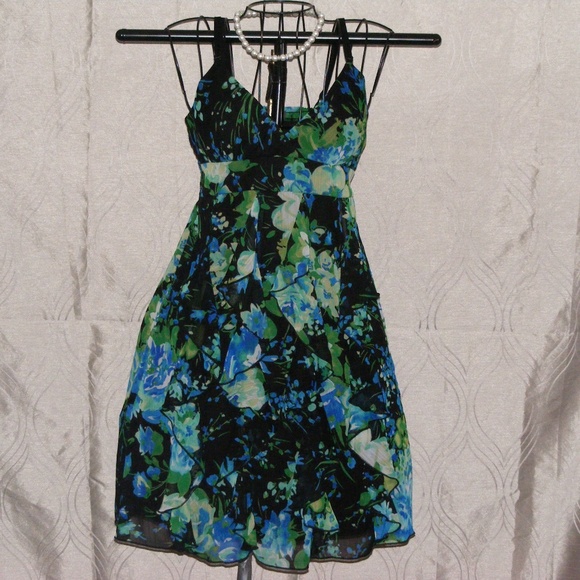 Forever 21 Lovely Flora Flare Dress Size S EUC - Picture 2 of 8